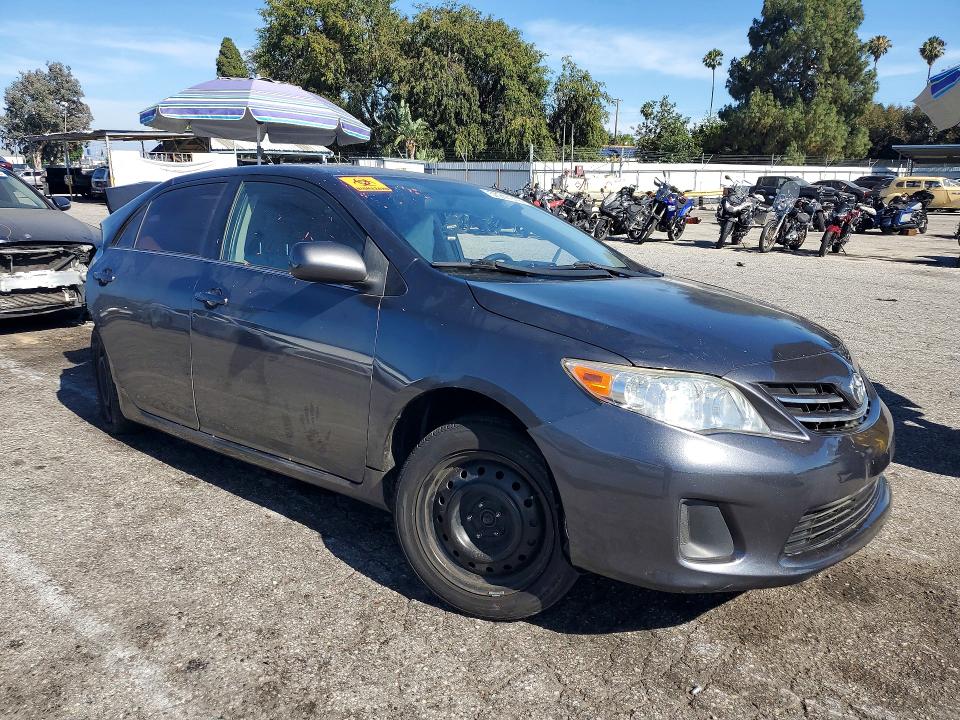 2013 Toyota Corolla VIN JTDBU4EE2DJ119600 COPART salvage auction — REAR END, CA - NON-REPAIRABLE VEHICLE CERT, sold $1,150 on 2026-07-17 (photo 4)