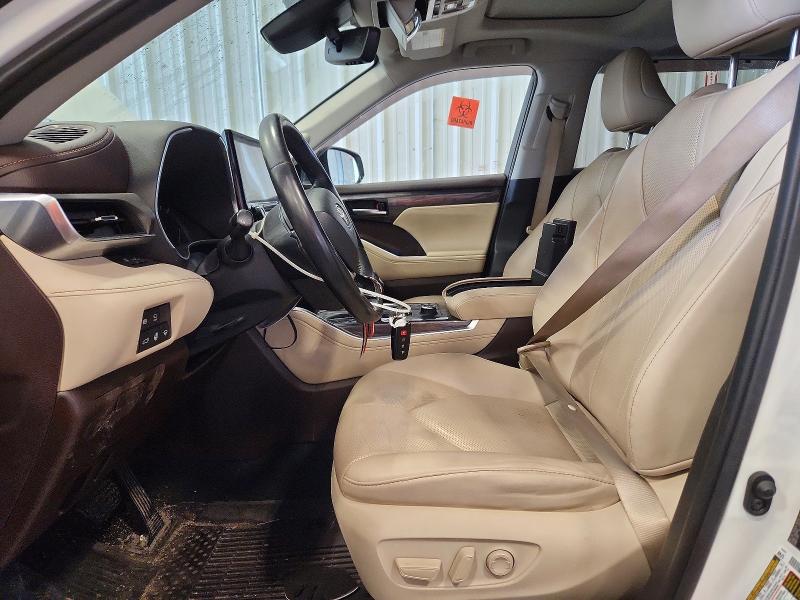 2020 Toyota Highlander VIN 5TDDZRBH1LS006261 COPART salvage auction — FRONT END, Wi - Junked Vehicle Bill Of Sale, sold $12,100 on 2026-07-13 (photo 7)