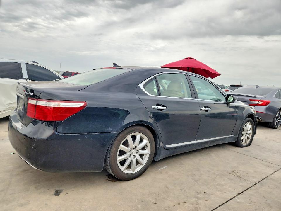 2008 Lexus Ls 460 VIN JTHBL46F385061665 COPART salvage auction — REAR END, Tx - Certificate Of Title, sold $675 on 2026-07-13 (photo 3)