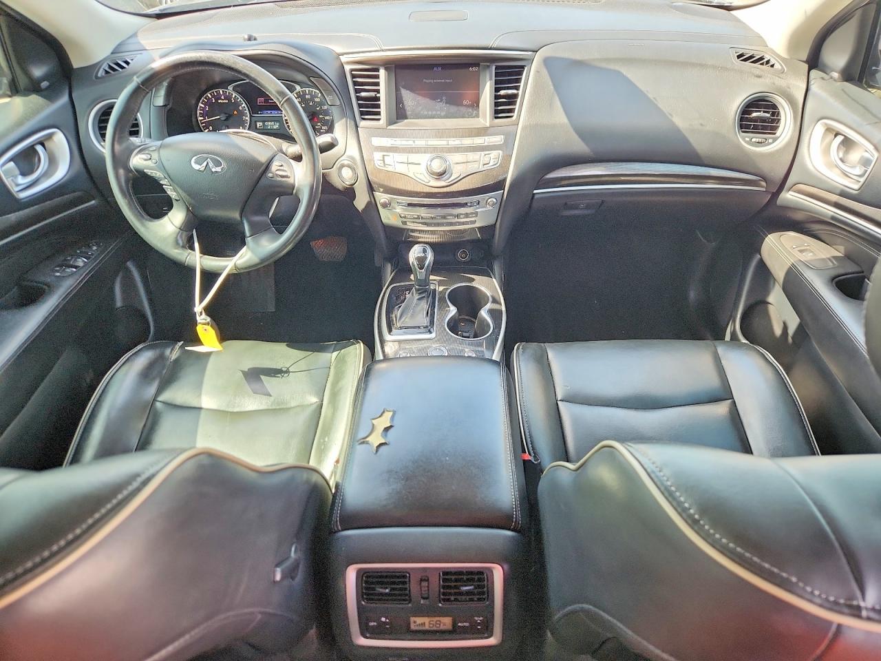 2019 Infiniti QX60 VIN 5N1DL0MN0KC503104 COPART salvage auction — Front End, TX - SALVAGE VEHICLE TITLE, sold $3,400 on 2026-07-09 (photo 8)
