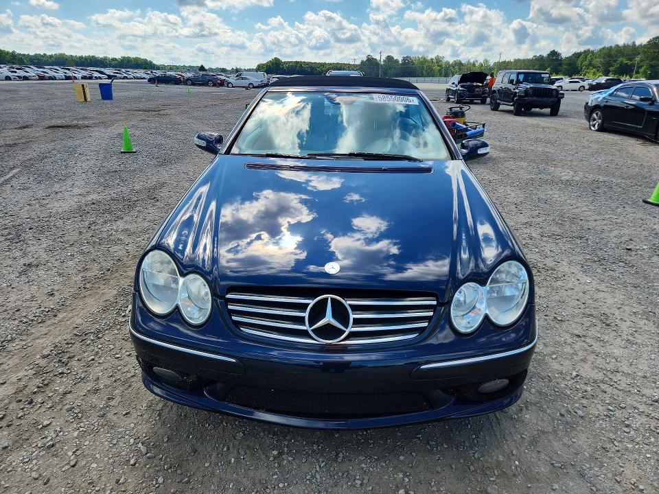 2005 Mercedes-benz Clk-klasse VIN WDBTK75GX5T035185 COPART salvage auction — SIDE, NC - SALVAGE CERTIFICATE OF TITLE, sold $500 on 2026-08-03 (photo 5)