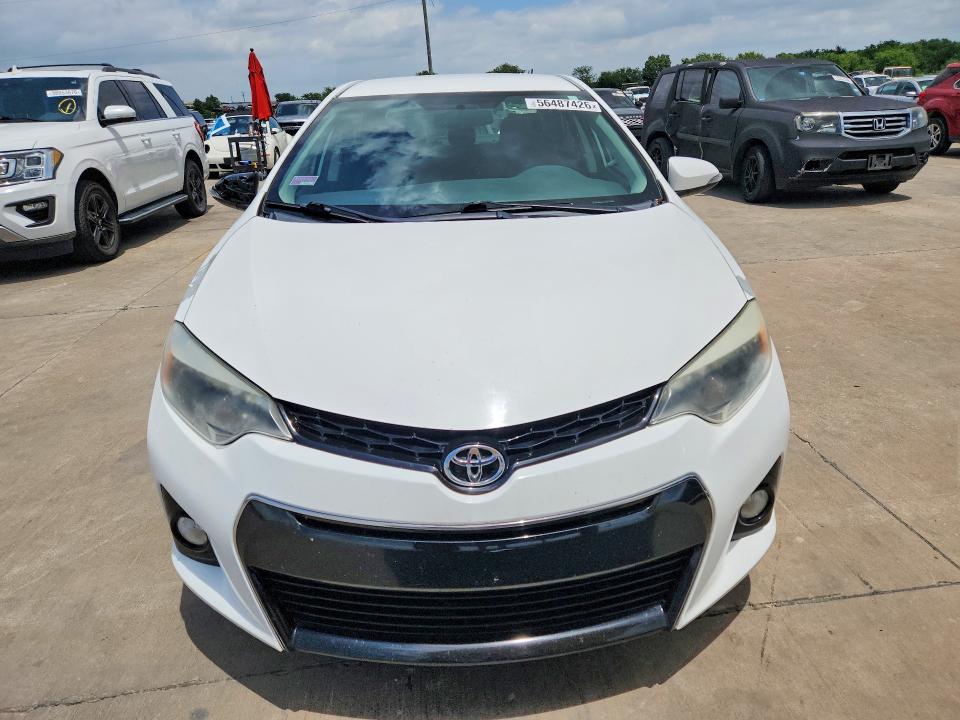 2016 Toyota Corolla VIN 5YFBURHE3GP482142 COPART salvage auction — REAR END, Tx - Salvage Vehicle Title, sold $4,200 on 2026-07-20 (photo 5)