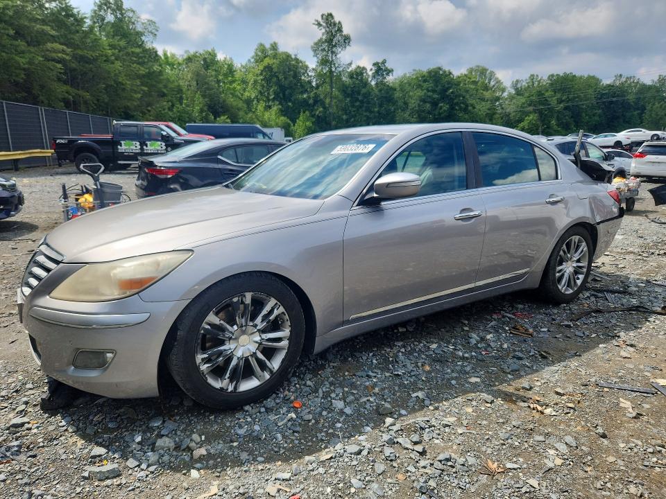 2011 Hyundai Genesis VIN KMHGC4DF0BU133019 COPART salvage auction — REAR END, MD - CERT OF SALVAGE > 75% DAMAGE (P), sold $375 on 2026-07-17 (photo 1)