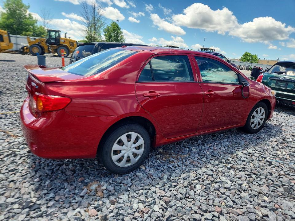 2009 Toyota Corolla VIN JTDBL40E299041788 COPART salvage auction — ROOF, Wi - Junked Vehicle Bill Of Sale, sold $475 on 2026-07-13 (photo 3)