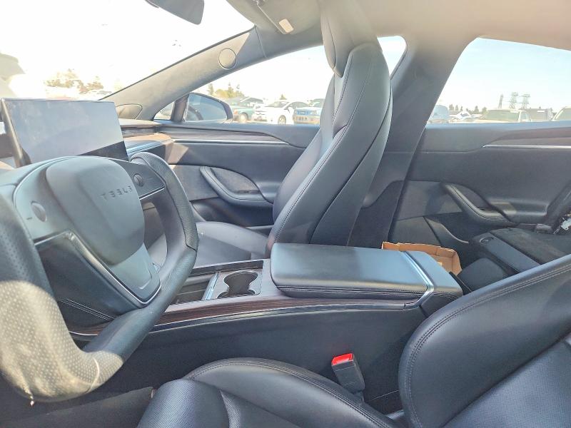 2021 Tesla Model s VIN 5YJSA1E56MF443275 COPART salvage auction — REAR END, Ca - Salvage Certificate, sold $13,600 on 2026-07-02 (photo 7)