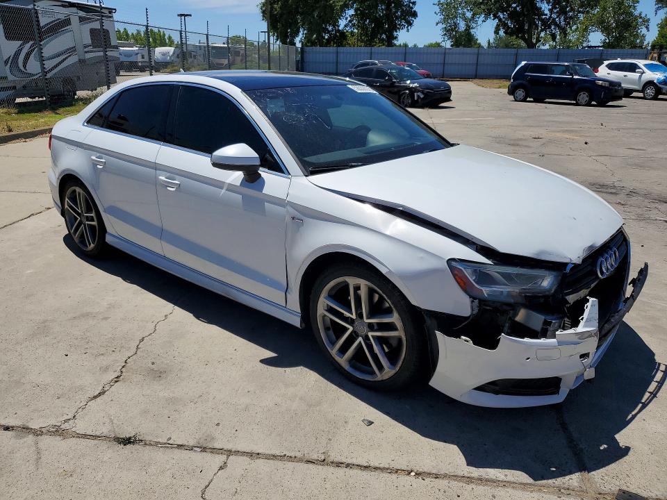 2017 Audi VIN WAUGUGFF9H1030933 COPART salvage auction — FRONT END, Ca - Salvage Certificate, sold $4,450 on 2026-07-13 (photo 4)
