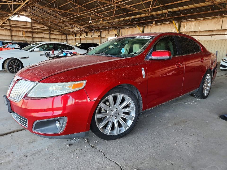 2010 Lincoln Mks VIN 1LNHL9FT4AG612058 COPART salvage auction — REAR END, Az - Cert Of Title - Salvage, sold $1,200 on 2026-07-08 (photo 1)