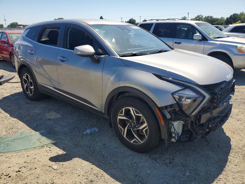 2023 Kia Sportage VIN KNDPU3AF7P7132309 COPART salvage auction — FRONT END, Ca - Salvage Certificate, sold $6,600 on 2026-07-14 (photo 4)