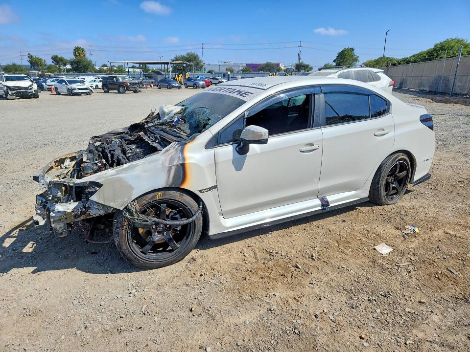 2021 Subaru Wrx VIN JF1VA1A62M9806800 COPART salvage auction — BURN, CA - NON-REPAIRABLE VEHICLE CERT, sold $450 on 2026-07-28 (photo 1)