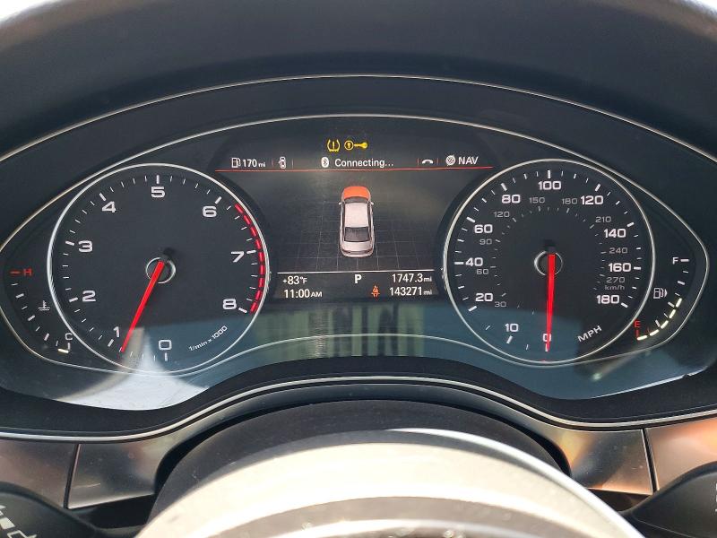 2014 Audi VIN WAUGFAFC7EN012934 COPART salvage auction — FRONT END, Ca - Salvage Certificate, sold $725 on 2026-07-28 (photo 9)