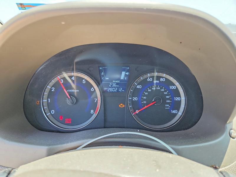 2012 Hyundai VIN KMHCT4AEXCU161275 COPART salvage auction — MECHANICAL, Tx - Certificate Of Title, sold $300 on 2026-07-09 (photo 9)