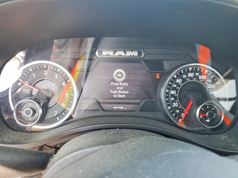 2025 Ram 1500 VIN 1C6SRFFP1SN581205 COPART salvage auction — ROLLOVER, Fl - Cert Of Title Slvg Rebuildable, sold $14,200 on 2026-07-27 (photo 9)