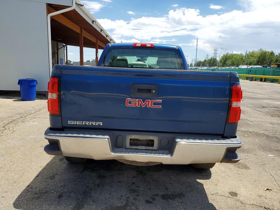 2017 Gmc SIERRA VIN 1GTR1LEH4HZ364899 COPART salvage auction — REAR END, Nm - Dis/Dlr/Exp Only Clean Title, sold $3,700 on 2026-07-02 (photo 6)