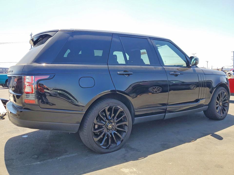 2017 Land rover RANGE ROVER VIN SALGS2FE4HA349068 COPART salvage auction — FRONT END, Ca - Salvage Certificate, sold $11,500 on 2026-07-20 (photo 3)