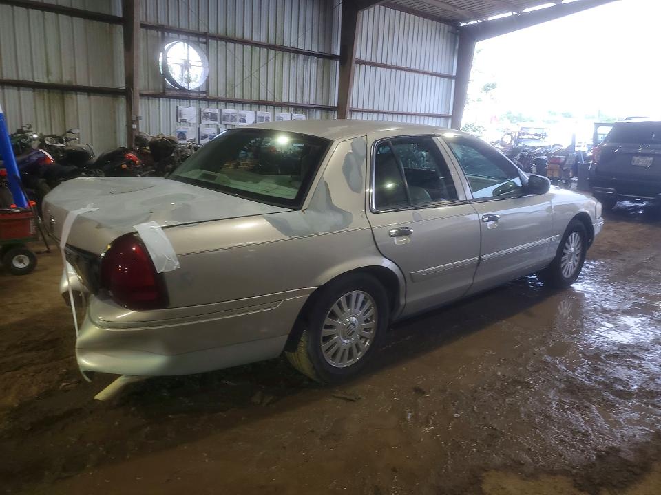 2006 Mercury Grand marquis VIN 2MEFM75V96X628014 COPART salvage auction — REAR END, TX - SALVAGE VEHICLE TITLE (P), sold $450 on 2026-07-09 (photo 3)