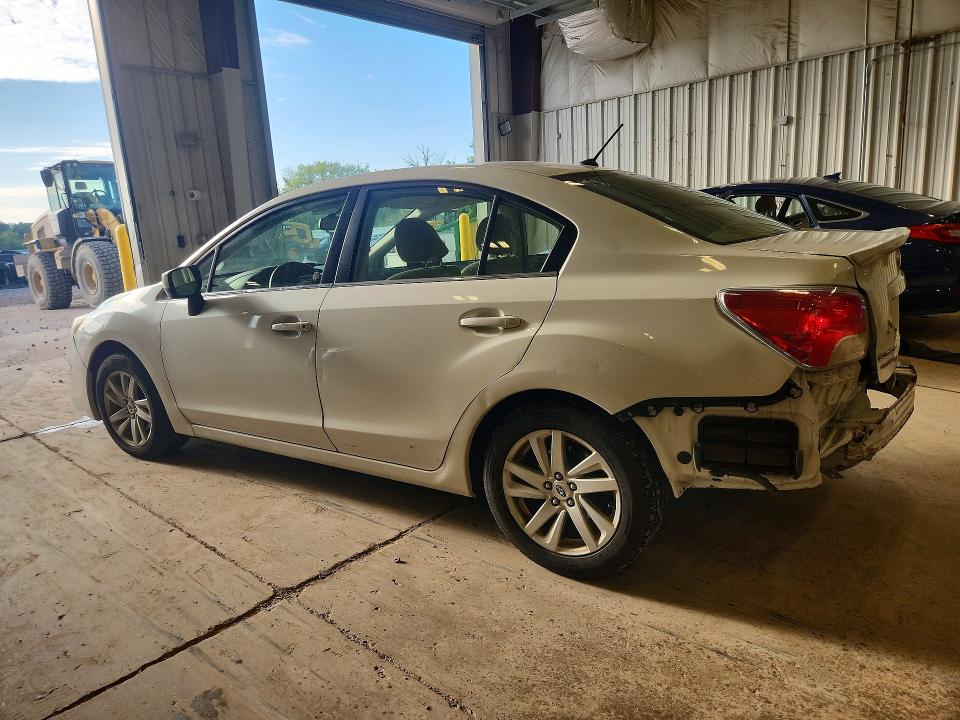 2016 Subaru Impreza VIN JF1GJAB63GH007108 COPART salvage auction — REAR END, Wi - Junked Vehicle Bill Of Sale, sold $525 on 2026-07-06 (photo 2)