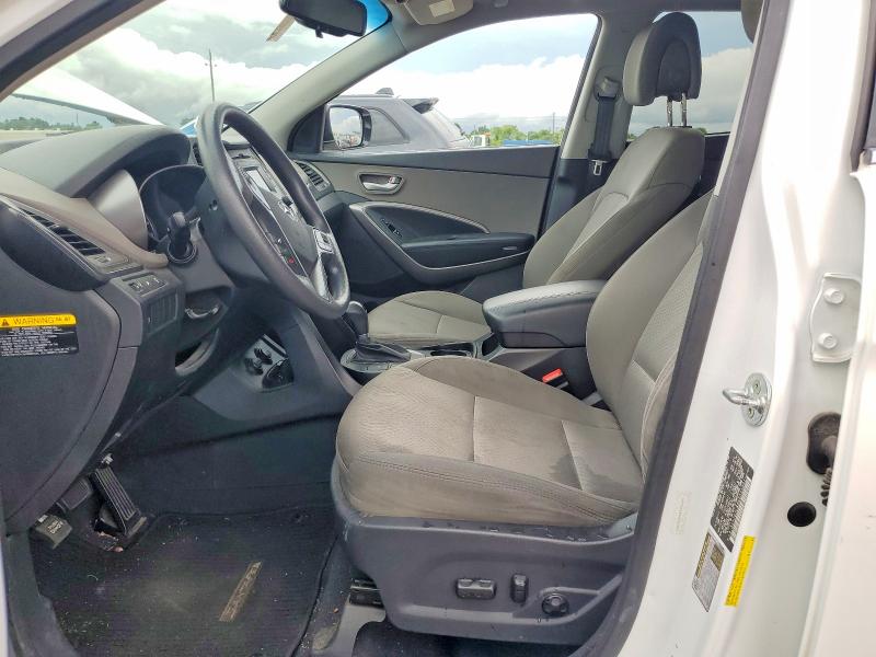 2016 Hyundai Santa fe VIN 5XYZU3LB9GG355831 COPART salvage auction — FRONT END, Tx - Salvage Vehicle Title, sold $2,250 on 2026-07-02 (photo 7)