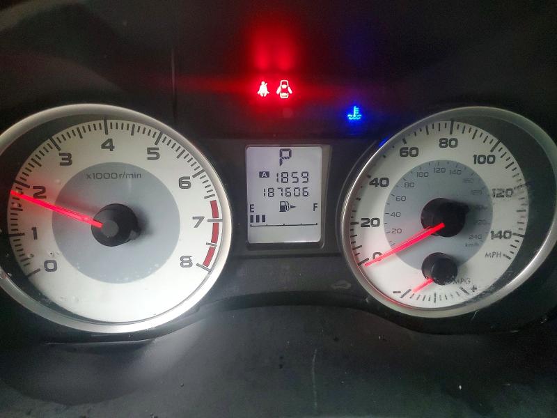 2012 Subaru Impreza VIN JF1GJAA67CH019774 COPART salvage auction — FRONT END, Fl - Cert Of Title Slvg Rebuildable, sold $375 on 2026-07-14 (photo 9)