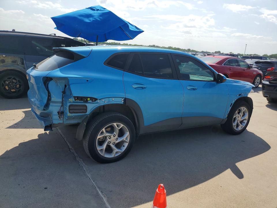 2025 Chevrolet Trax VIN KL77LFEP3SC033944 COPART salvage auction — FRONT END, Tx - Salvage Vehicle Title, sold $2,750 on 2026-07-27 (photo 3)