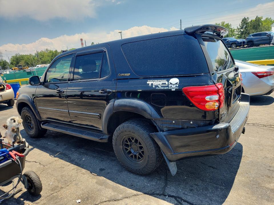 2001 Toyota Sequoia VIN 5TDBT48A01S023846 COPART salvage auction — REAR END, CO - PUBLIC - SALVAGE TITLE (P), sold $1,000 on 2026-07-14 (photo 2)
