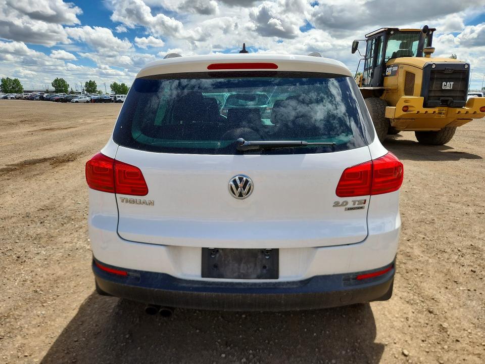 2014 Volkswagen Tiguan VIN WVGJV3AX1EW522655 COPART salvage auction — FRONT END, Ab - Bos - Salvage, sold $1,100 on 2026-07-07 (photo 6)