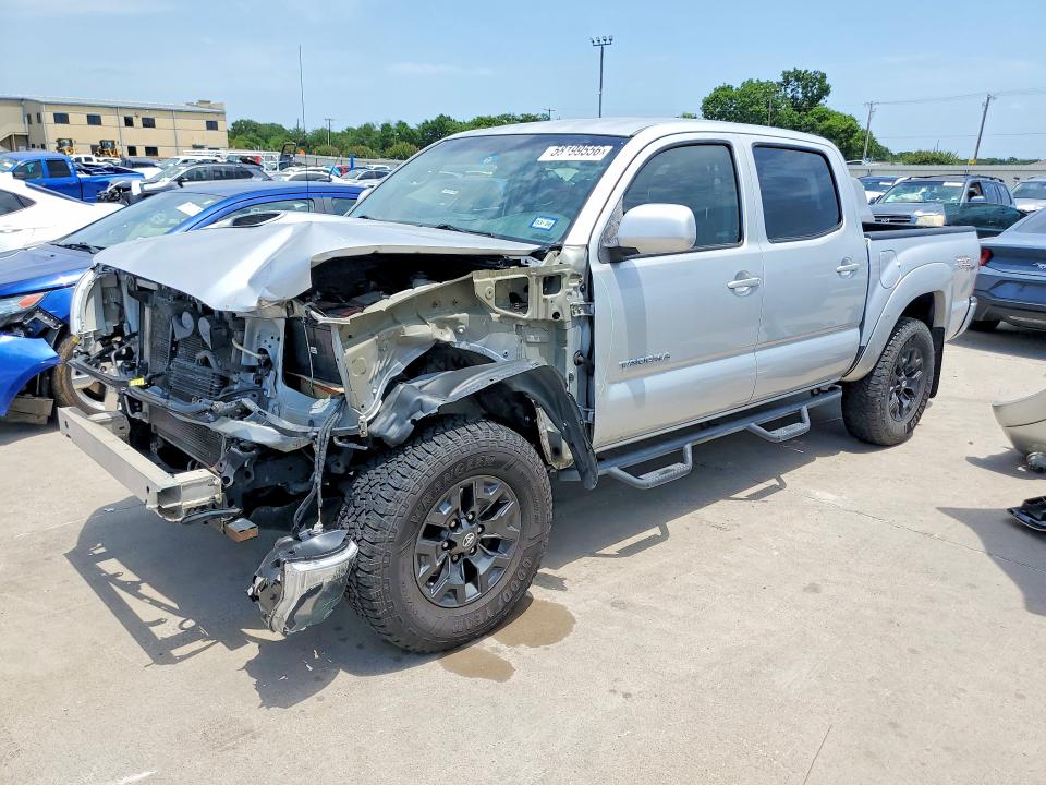 2010 Toyota Tacoma VIN 3TMJU4GN5AM100000 COPART salvage auction — FRONT END, TX - SALVAGE VEHICLE TITLE (P), sold $3,700 on 2026-07-09 (photo 1)
