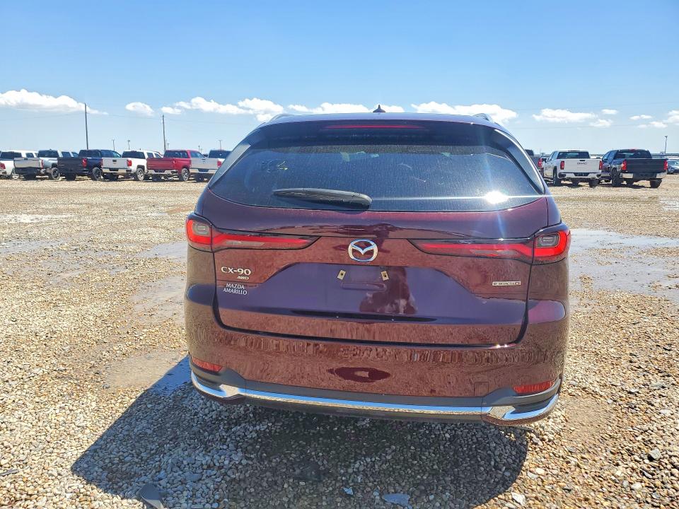 2025 Mazda Cx-90 VIN JM3KKDHC9S1195836 COPART salvage auction — FRONT END, Tx - Salvage Vehicle Title, sold $15,500 on 2026-07-14 (photo 6)