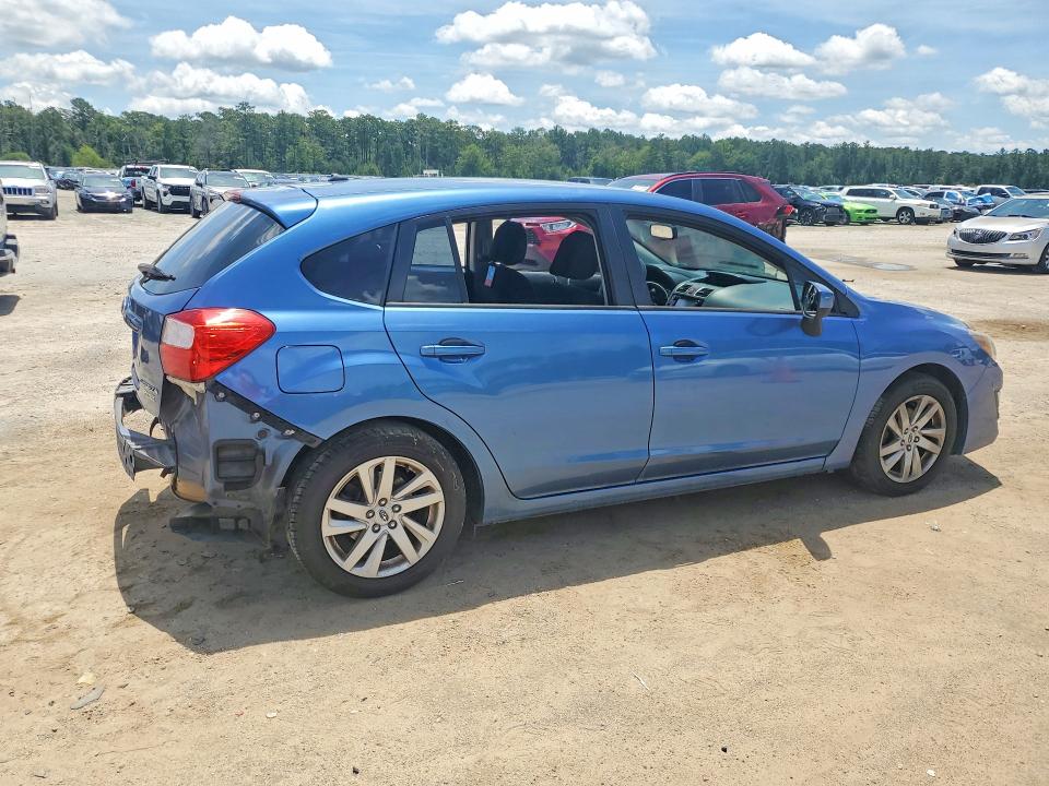 2015 Subaru Impreza VIN JF1GPAC64FH252625 COPART salvage auction — REAR END, Sc - Cert Of Title-Salvage, sold $875 on 2026-07-20 (photo 3)