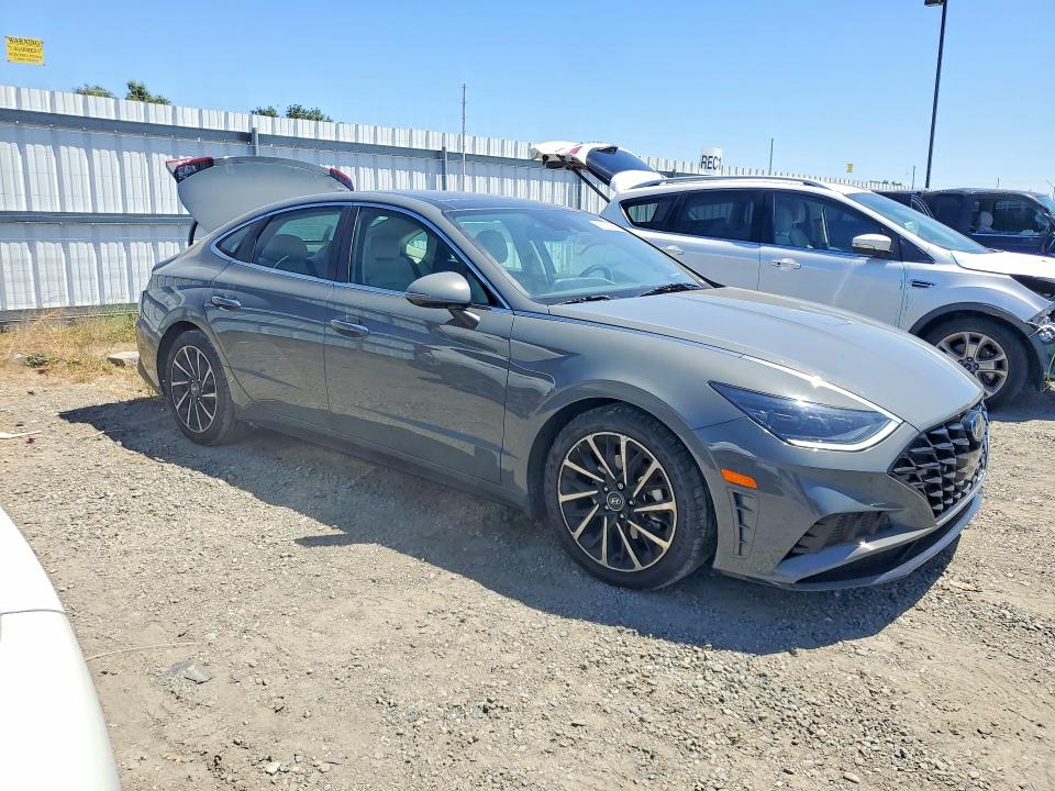 2021 Hyundai Sonata VIN 5NPEH4J20MH080060 COPART salvage auction — REAR END, Ca - Salvage Certificate, sold $8,100 on 2026-07-07 (photo 4)