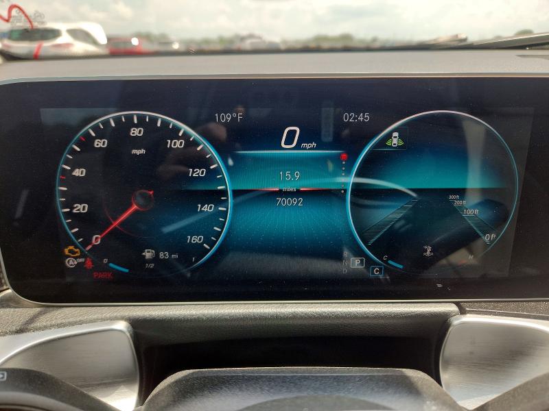 2021 Mercedes-benz Glb VIN W1N4M4GB6MW144717 COPART salvage auction — MECHANICAL, Tx - Certificate Of Title (P), sold $10,300 on 2026-07-08 (photo 9)
