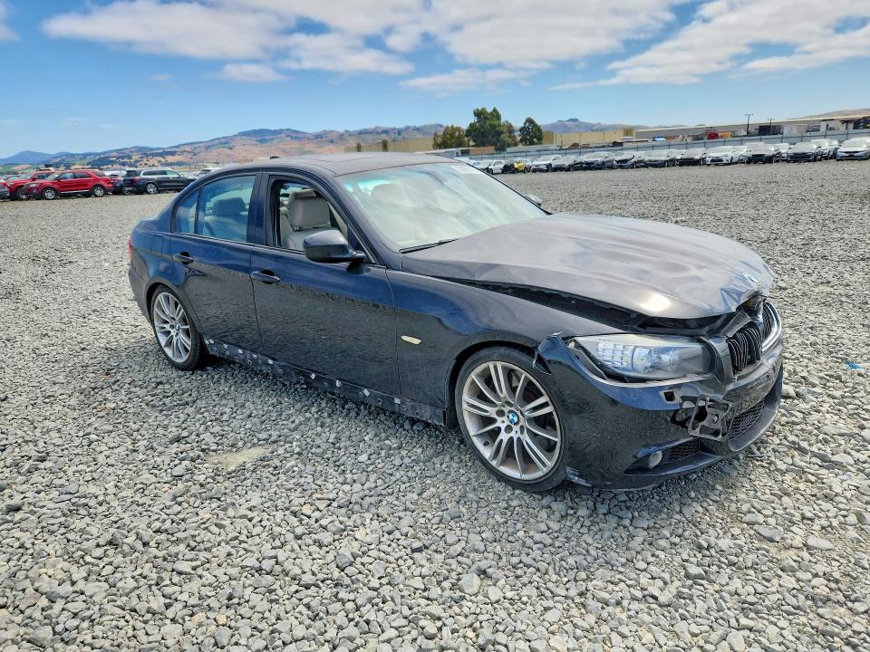 2011 BMW 3 series VIN WBAPN7C58BA949452 COPART salvage auction — FRONT END, Ca - Salvage Certificate, sold $3,650 on 2026-07-20 (photo 4)