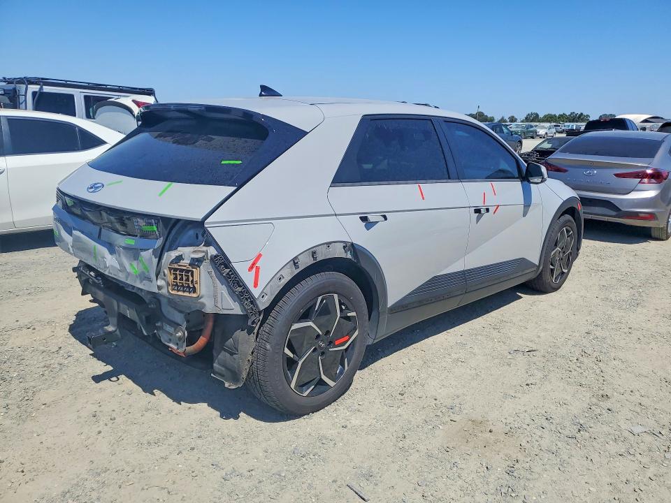 2022 Hyundai Ioniq VIN KM8KMDAF8NU049935 COPART salvage auction — REAR END, Ca - Salvage Certificate, sold $3,850 on 2026-07-30 (photo 3)