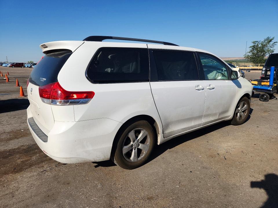 2014 Toyota Sienna VIN 5TDKK3DC2ES481253 COPART salvage auction — ALL OVER, NM - CERT OF TITLE-SALVAGE (P), sold $1,100 on 2026-07-13 (photo 3)