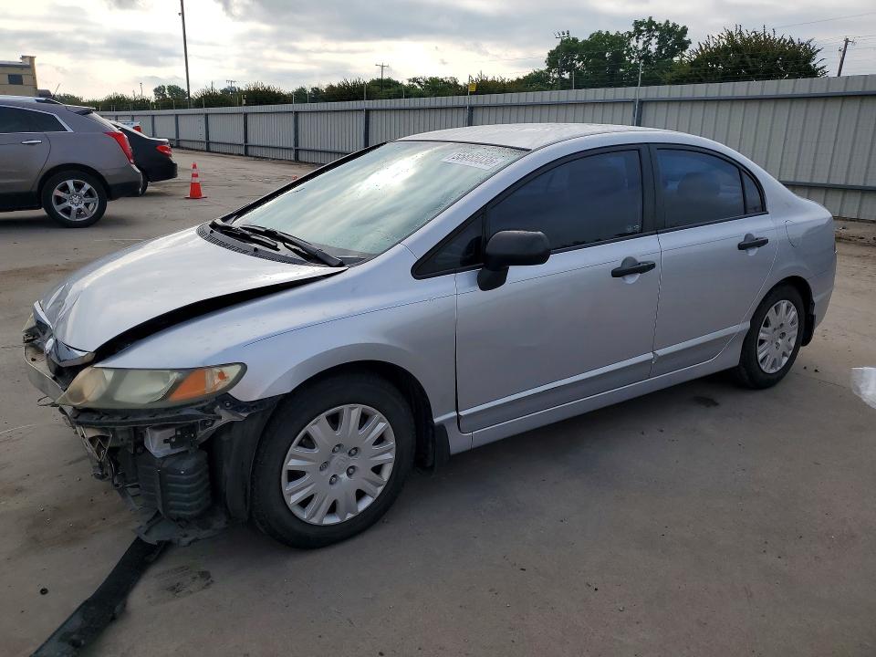 2011 Honda Civic VIN 2HGFA1F3XBH510225 COPART salvage auction — FRONT END, Tx - Salvage Vehicle Title, sold $1,150 on 2026-07-02 (photo 1)