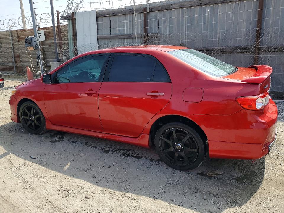 2012 Toyota Corolla VIN 5YFBU4EE2CP007096 COPART salvage auction — SIDE, Ca - Salvage Certificate, sold $950 on 2026-07-27 (photo 2)