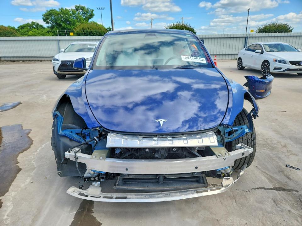 2021 Tesla Model y VIN 5YJYGDEF5MF270111 COPART salvage auction — FRONT END, Tx - Salvage Vehicle Title, sold $8,900 on 2026-07-02 (photo 5)