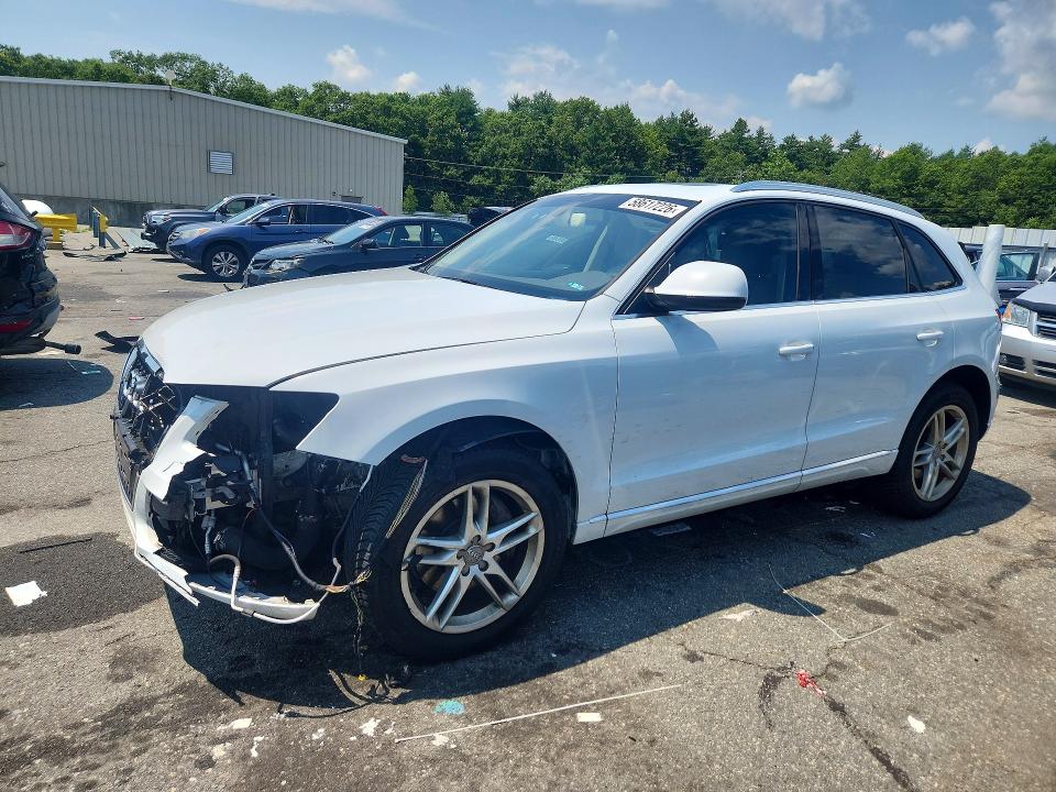 2014 Audi Q5 VIN WA1CMAFP3EA096634 COPART salvage auction — FRONT END, Ma - Cert Of Title-Reconstrctd Coll, sold $2,600 on 2026-07-07 (photo 1)