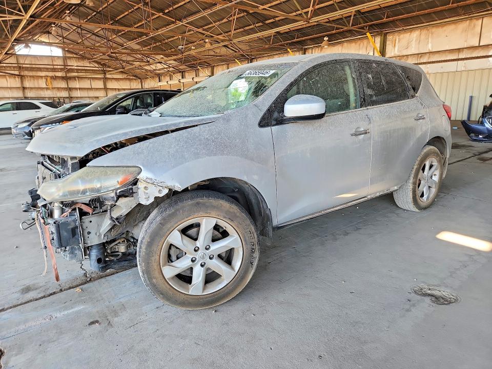 2009 Nissan Murano VIN JN8AZ18U69W003765 COPART salvage auction — FRONT END, AZ - CERTIFICATE OF TITLE (P), sold $500 on 2026-07-13 (photo 1)