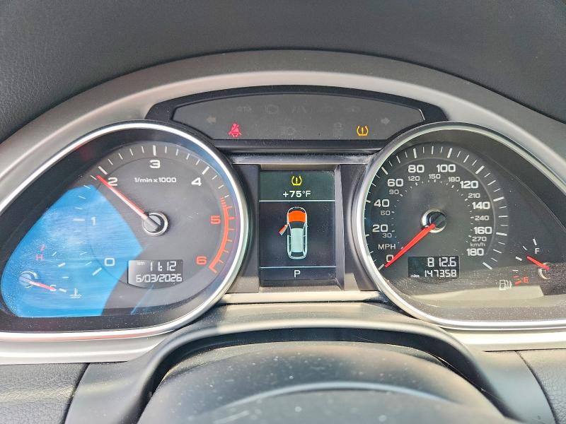 2014 Audi Q7 VIN WA1LMAFE2ED014518 COPART salvage auction — MINOR DENT/SCRATCHES, Ca - Salvage Certificate, sold $2,500 on 2026-07-13 (photo 9)