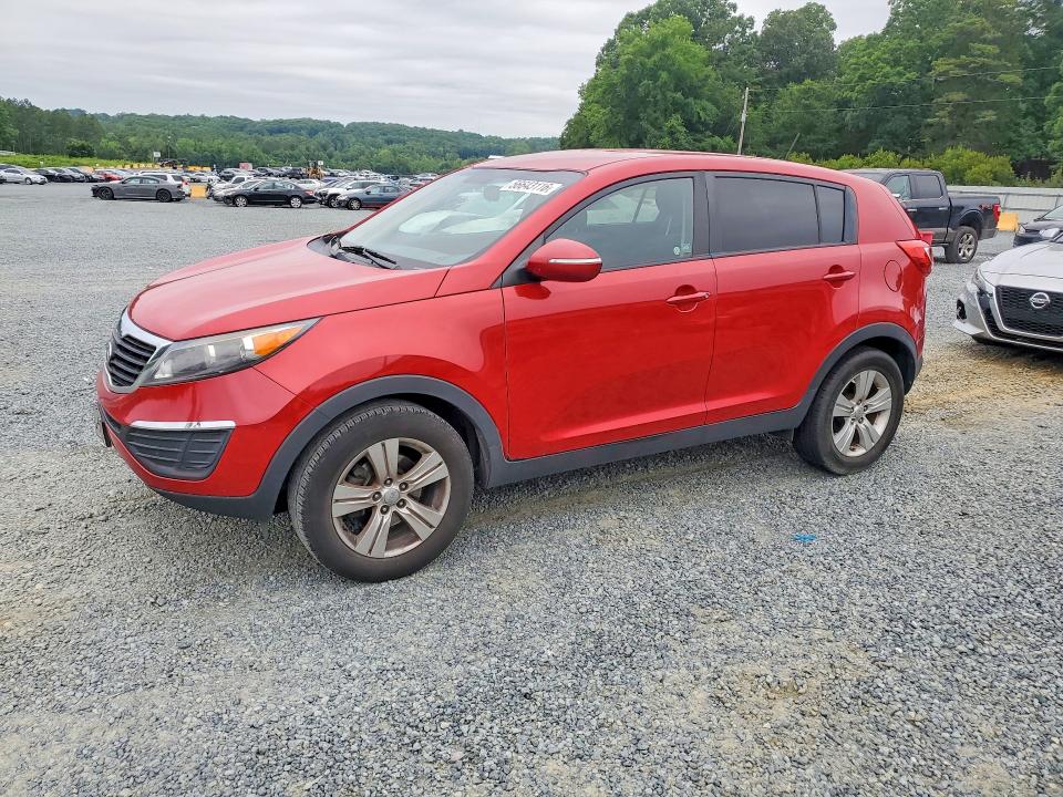 2012 Kia Sportage VIN KNDPB3A28C7237115 COPART salvage auction — VANDALISM, Nc - Salvage Certificate Of Title, sold $500 on 2026-07-23 (photo 1)