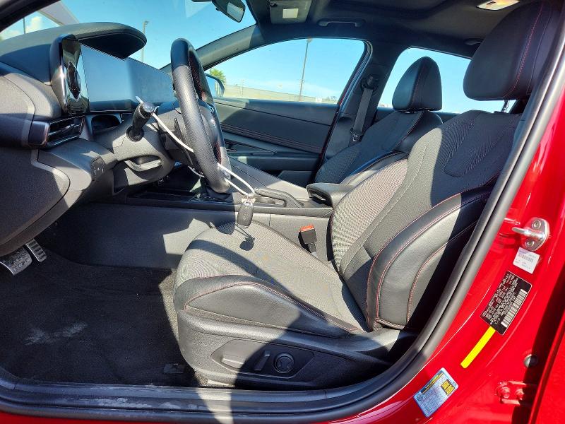2023 Hyundai Elantra VIN KMHLR4AF7PU380675 COPART salvage auction — REAR END, Ca - Salvage Certificate, sold $5,500 on 2026-07-24 (photo 7)