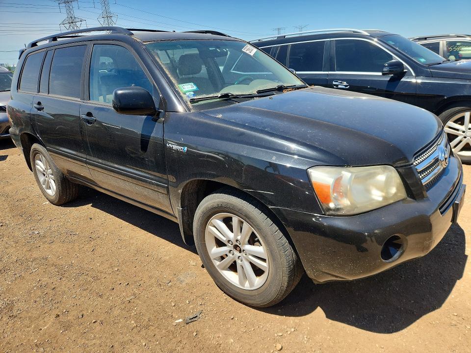 2007 Toyota Highlander VIN JTEHW21A570044909 COPART salvage auction — MECHANICAL, Il - Certificate Of Title, sold $675 on 2026-07-28 (photo 4)