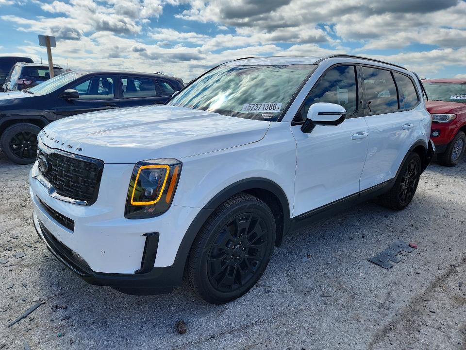 2021 Kia Telluride VIN 5XYP5DHC9MG148878 COPART salvage auction — REAR END, In - Cert Of Title-Salvage Title, sold $6,900 on 2026-07-24 (photo 1)