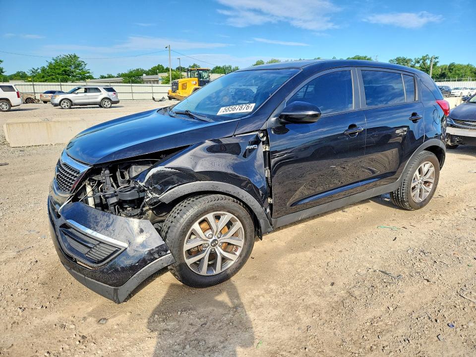 2016 Kia Sportage VIN KNDPBCAC0G7878872 COPART salvage auction — FRONT END, KY - CERT OF TITLE-SALVAGE, sold $1,700 on 2026-07-30 (photo 1)