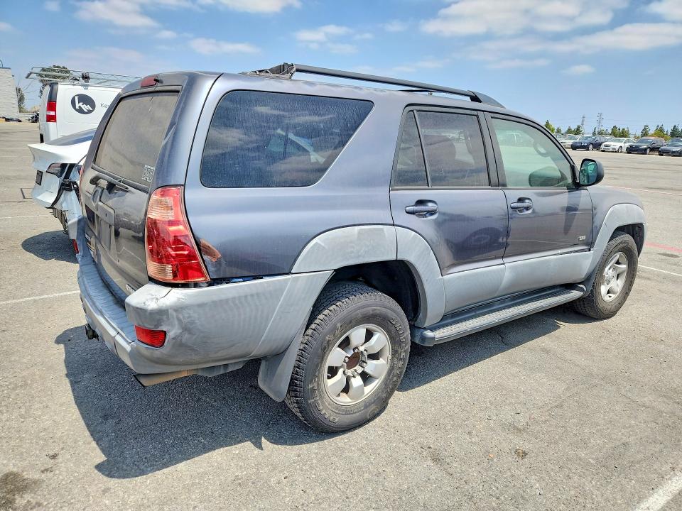 2003 Toyota 4runner VIN JTEZU14R938001160 COPART salvage auction — REAR END, CA - DIS/DLR/EXP ONLY CLEAN TITLE, sold $1,400 on 2026-07-14 (photo 3)