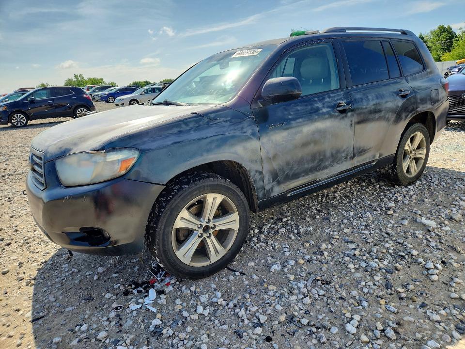 2009 Toyota Highlander VIN JTEES43A192123217 COPART salvage auction — ALL OVER, Mi - Dealer Only Clean Title, sold $975 on 2026-07-13 (photo 1)