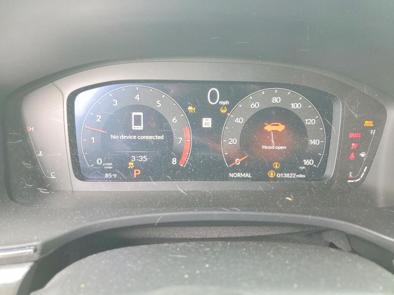 2026 Acura Integra VIN 19UDE4H69TA010223 COPART salvage auction — FRONT END, FL - CERT OF TITLE SLVG REBUILDABLE, sold $8,800 on 2026-07-20 (photo 9)
