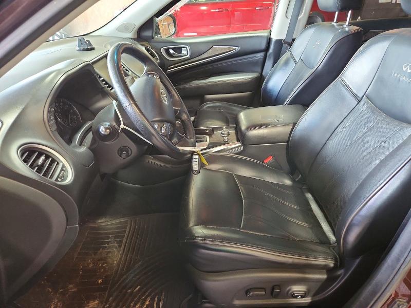 2013 Infiniti Jx35 VIN 5N1AL0MM8DC332583 COPART salvage auction — NORMAL WEAR, PA - CERT OF TITLE, sold $1,450 on 2026-07-02 (photo 7)