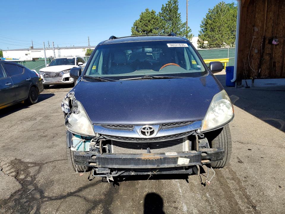 2010 Toyota Sienna VIN 5TDDK4CC9AS033330 COPART salvage auction — FRONT END, CO - PUBLIC - SALVAGE TITLE (P), sold $1,400 on 2026-07-14 (photo 5)