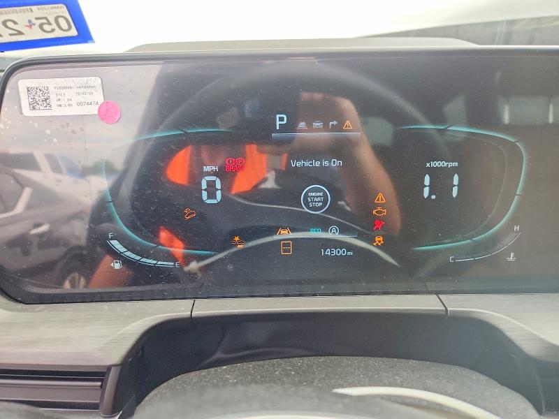 2025 Kia Telluride VIN 5XYP3DGC2SG653066 COPART salvage auction — FRONT END, Tx - Certificate Of Title, sold $12,900 on 2026-07-02 (photo 9)